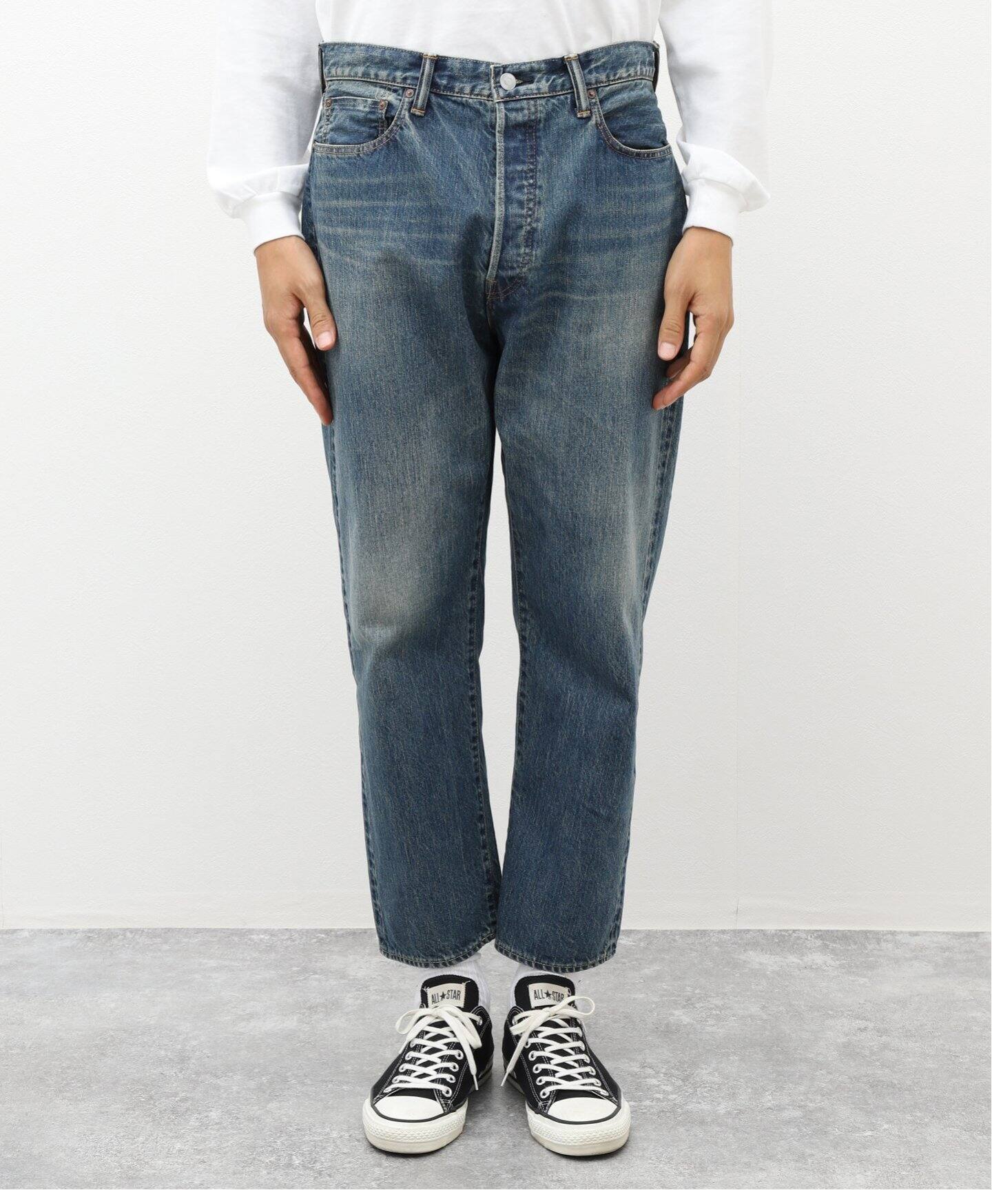 A.PRESSE/アプレッセ】Washed Denim Wide Pants（デニムパンツ 