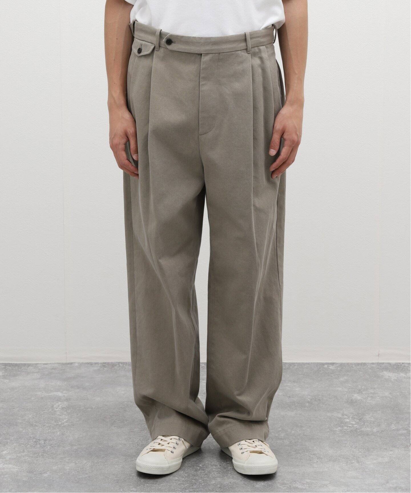 A.PRESSE/アプレッセ】Type.2 Chino Trousers（スラックス）｜L 