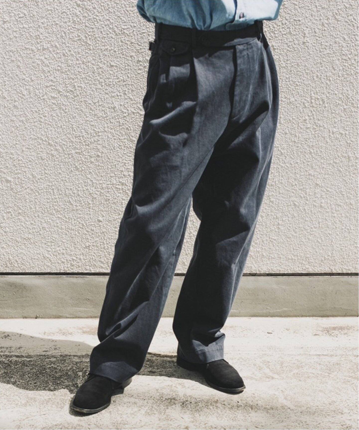 A.PRESSE/アプレッセ】Type.2 Chino Trousers（スラックス）｜L 