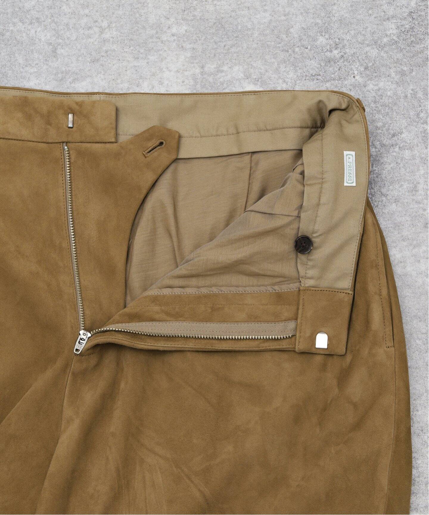 A.PRESSE/アプレッセ】Suede Trousers（スラックス）｜L