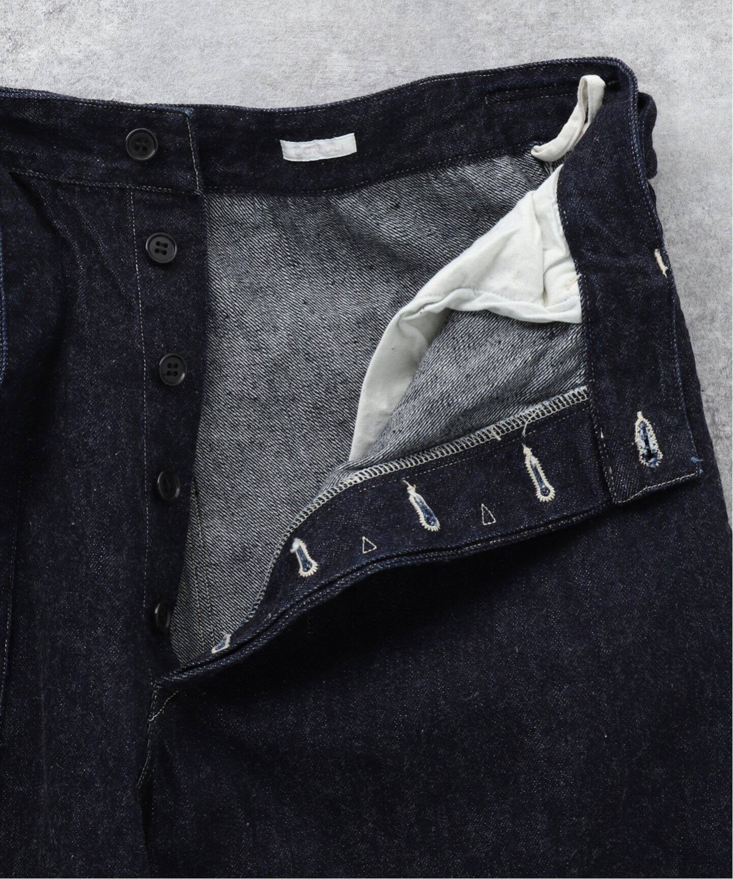 COMOLI / コモリ】denim belted pants（スラックス）｜L