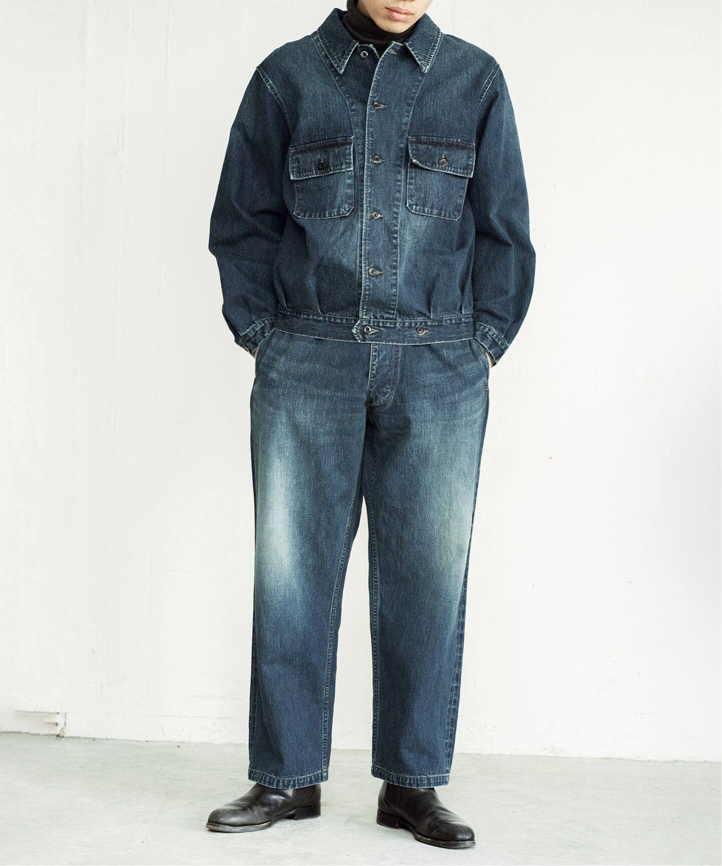 OUTIL / ウティ】PANTALON BOGY（デニムパンツ・ジーンズ）｜L