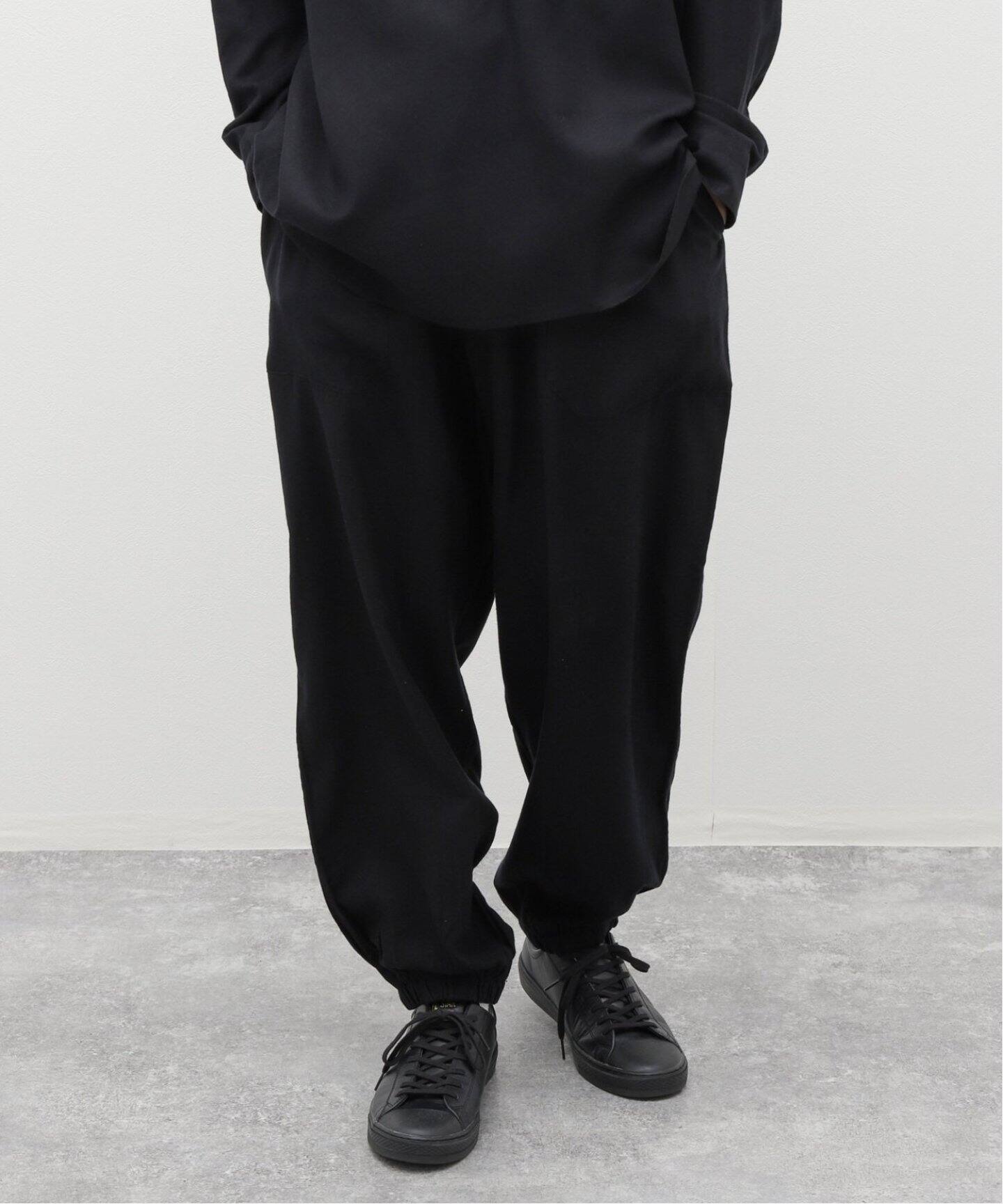 COMOLI / コモリ】silk nel drawstring pt（スラックス）｜L