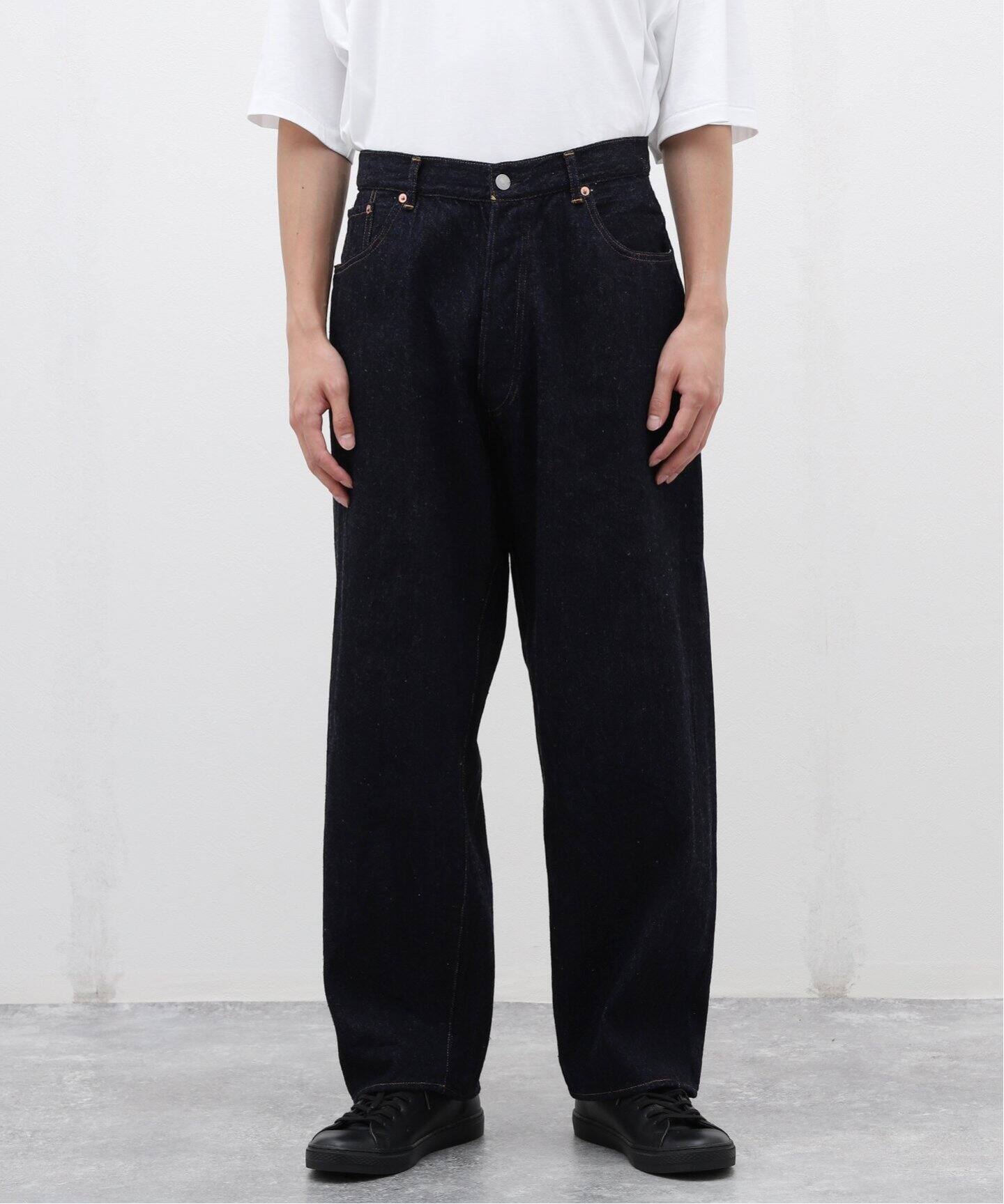 COMOLI / コモリ】デニム 5Pパンツ（スラックス）｜L 
