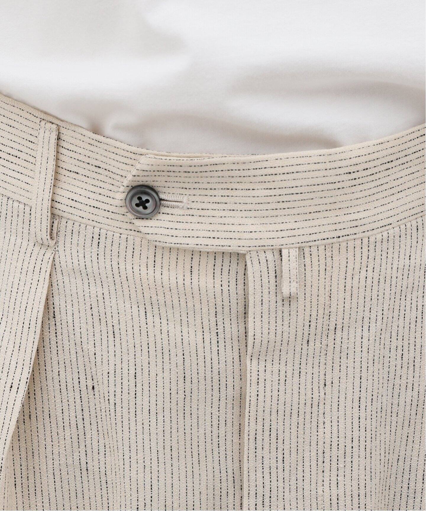 NEAT / ニート】SICILIAN LINEN STRIPE Wide Type1（スラックス）｜L  