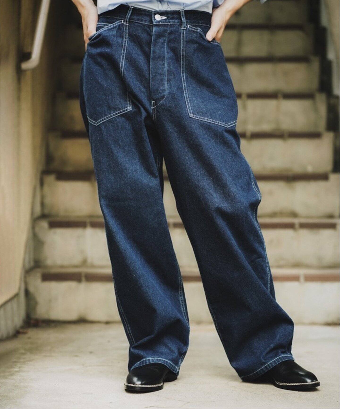 MAATEE&SONS / マーティー & サンズ】NEPP MILITARY DENIM（スラックス  