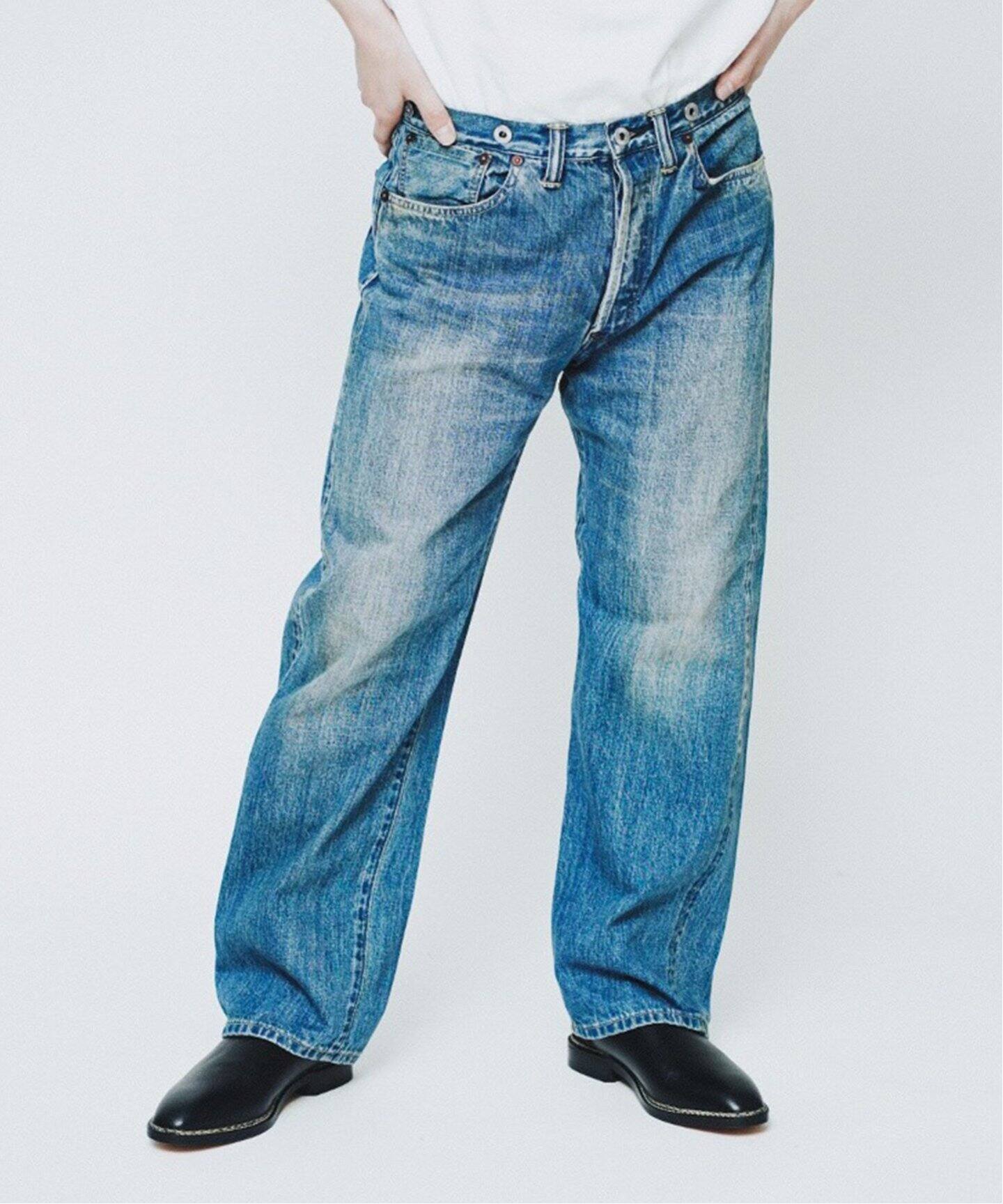 A.PRESSE/アプレッセ】No.2 Washed Denim Pants（スラックス）｜L  