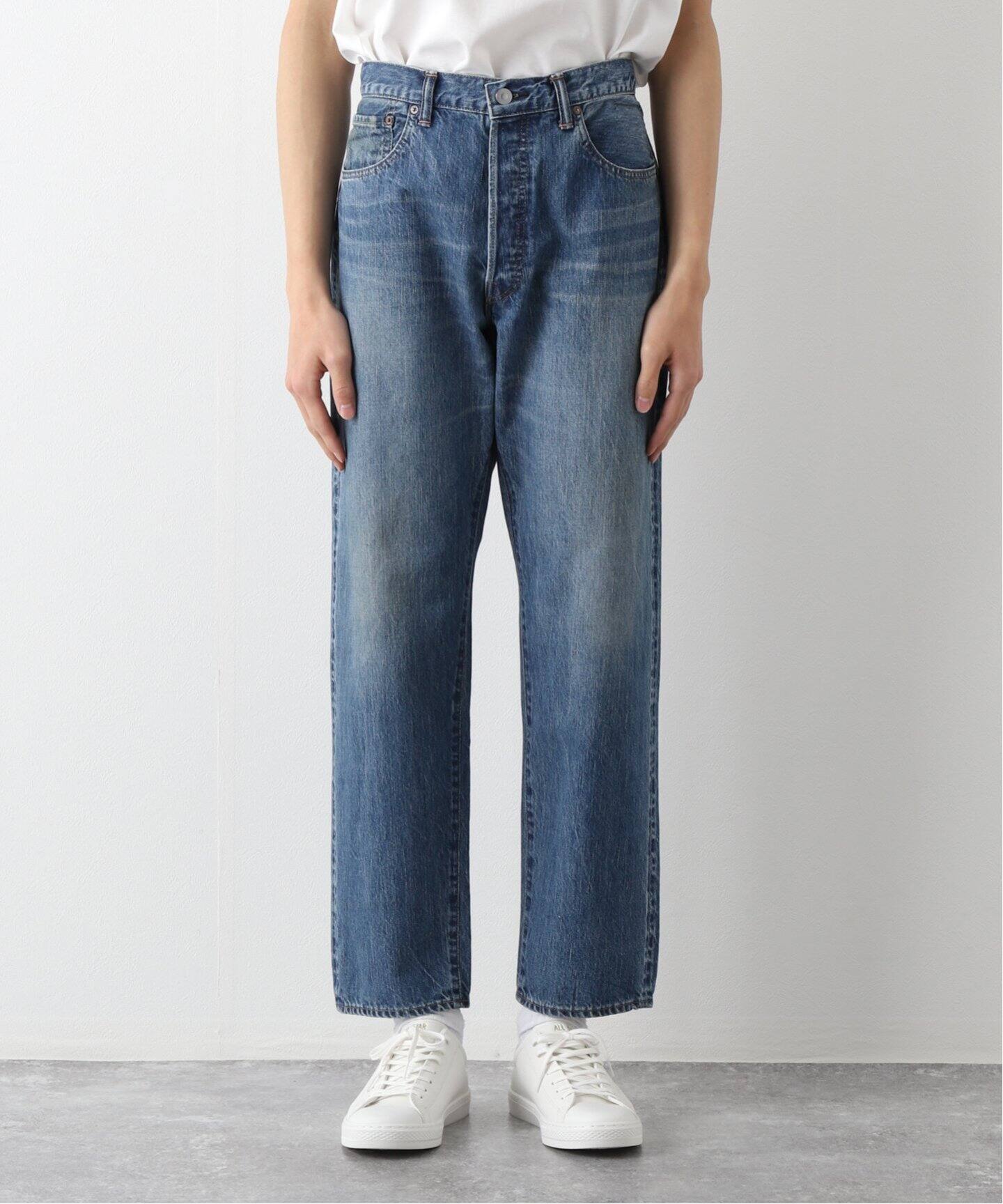 A.PRESSE/アプレッセ】Washed Denim Pants E（スラックス）｜L