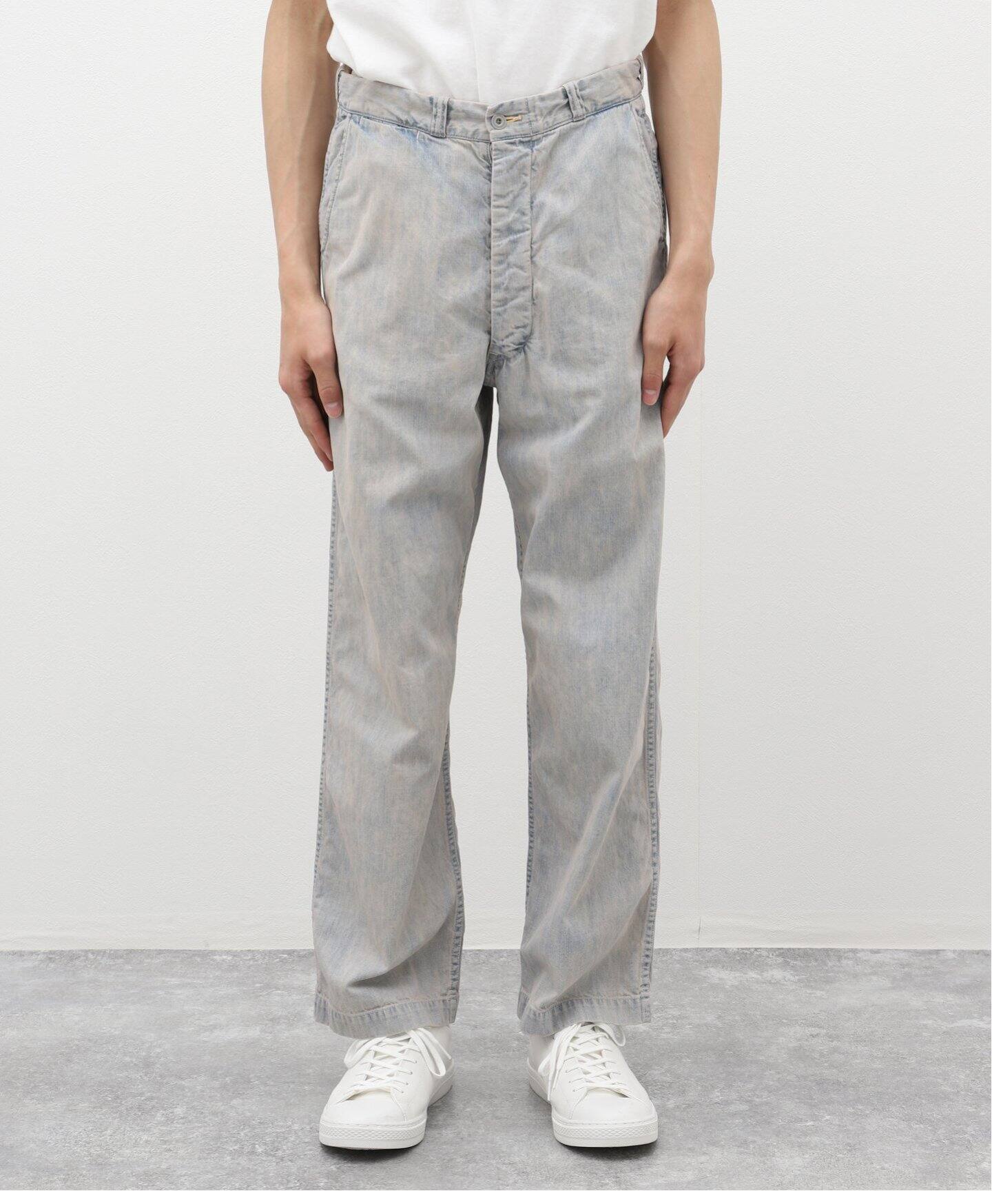 A.PRESSE/アプレッセ】Vintage Prisoner Denim Trousers（スラックス  