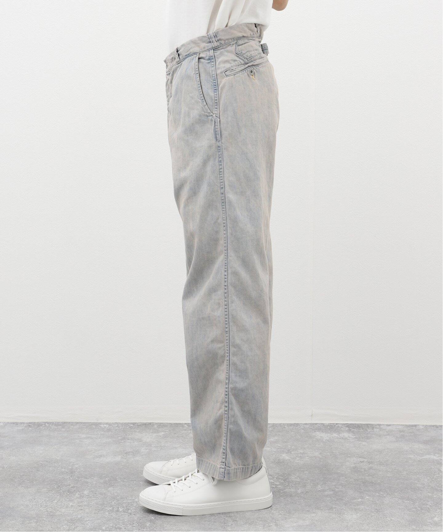 A.PRESSE/アプレッセ】Vintage Prisoner Denim Trousers（スラックス 