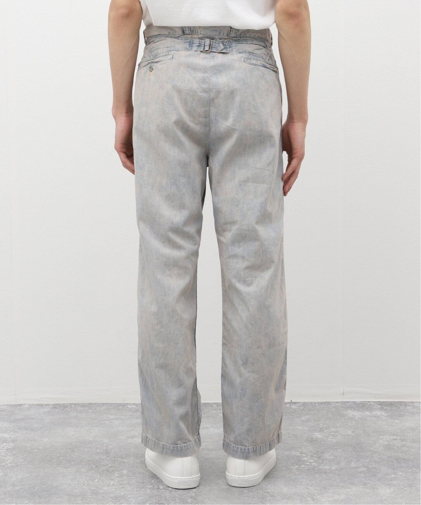 A.PRESSE/アプレッセ】Vintage Prisoner Denim Trousers（スラックス 