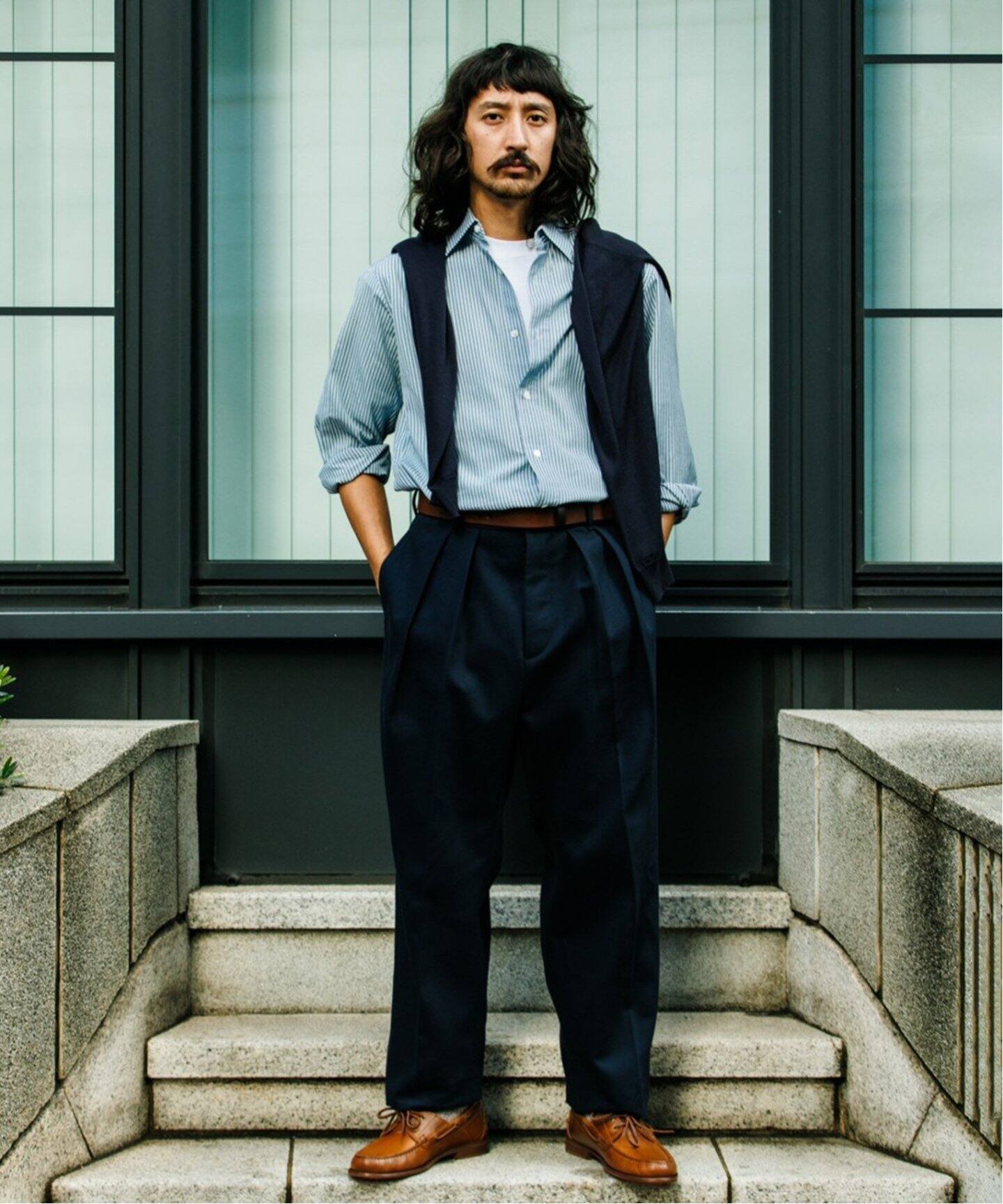 NEAT USA neat 癒す usa trousersニートパンツ28 ナチュラル｜スラックス