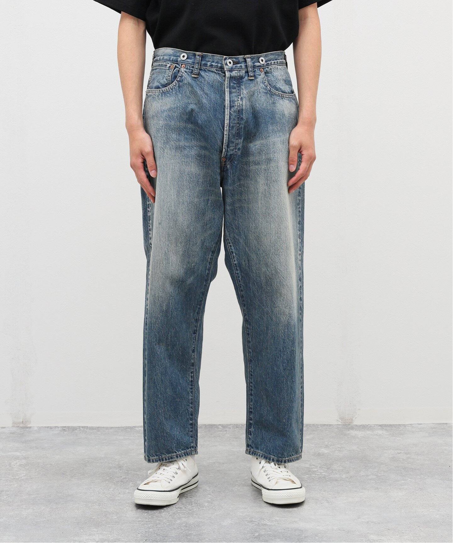 A.PRESSE/アプレッセ】No.22 Washed Wide Denim Pants（スラックス  