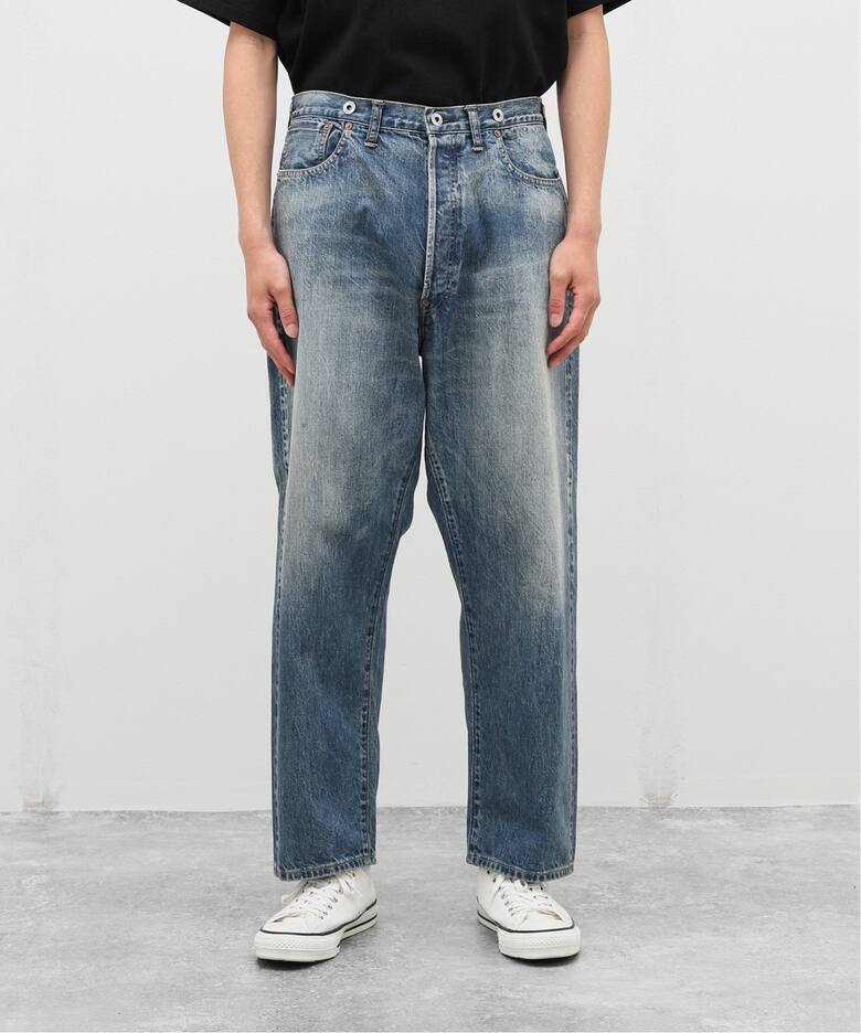 A.PRESSE/アプレッセ】No.22 Washed Wide Denim Pants（スラックス  