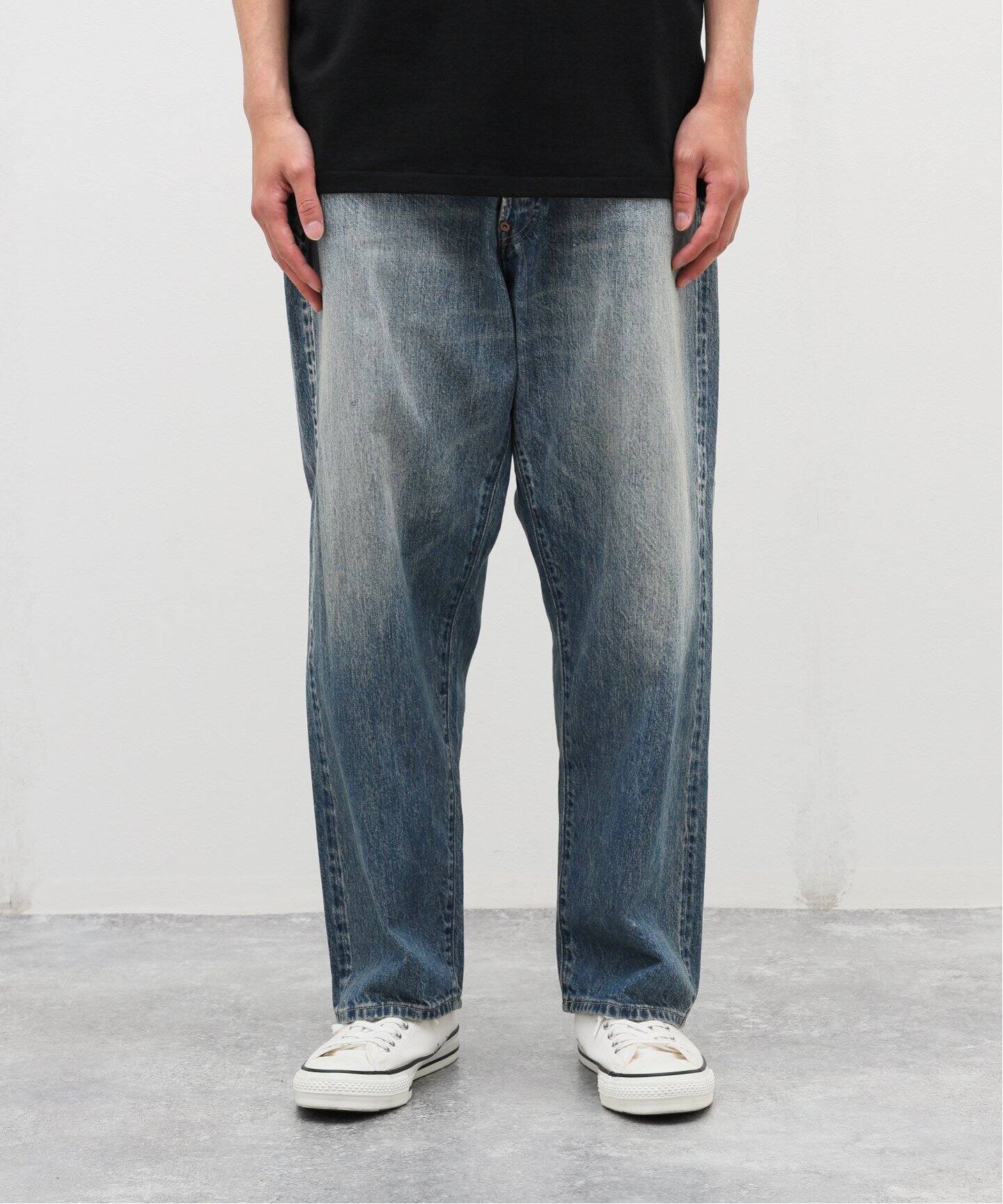 A.PRESSE/アプレッセ】No.22 Washed Wide Denim Pants（スラックス  