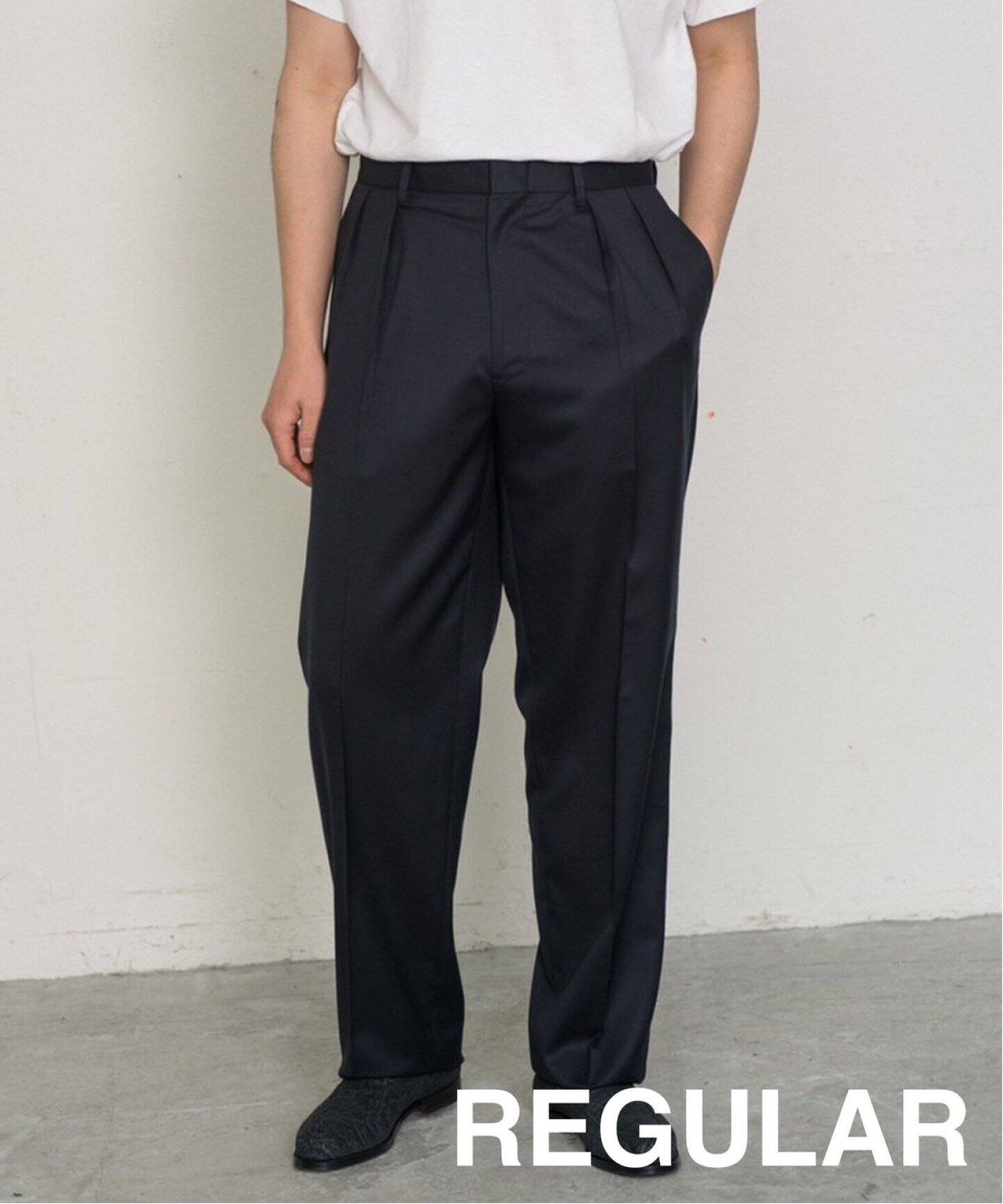 LE / エルイー】2TUCK WOOL PANTS（スラックス）｜L