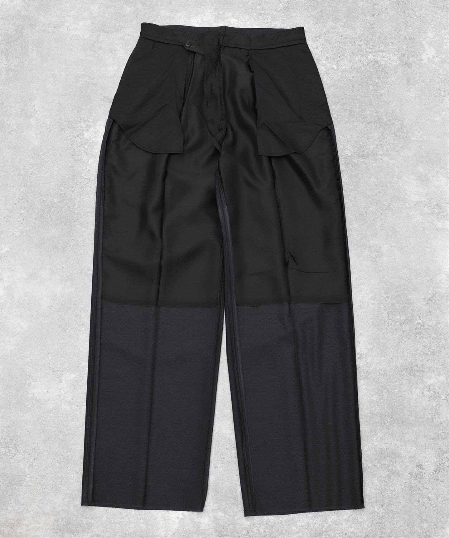 LE / エルイー】WIDE 2TUCK WOOL PANTS（スラックス）｜L
