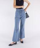 C flare denim pants　デニムパンツ