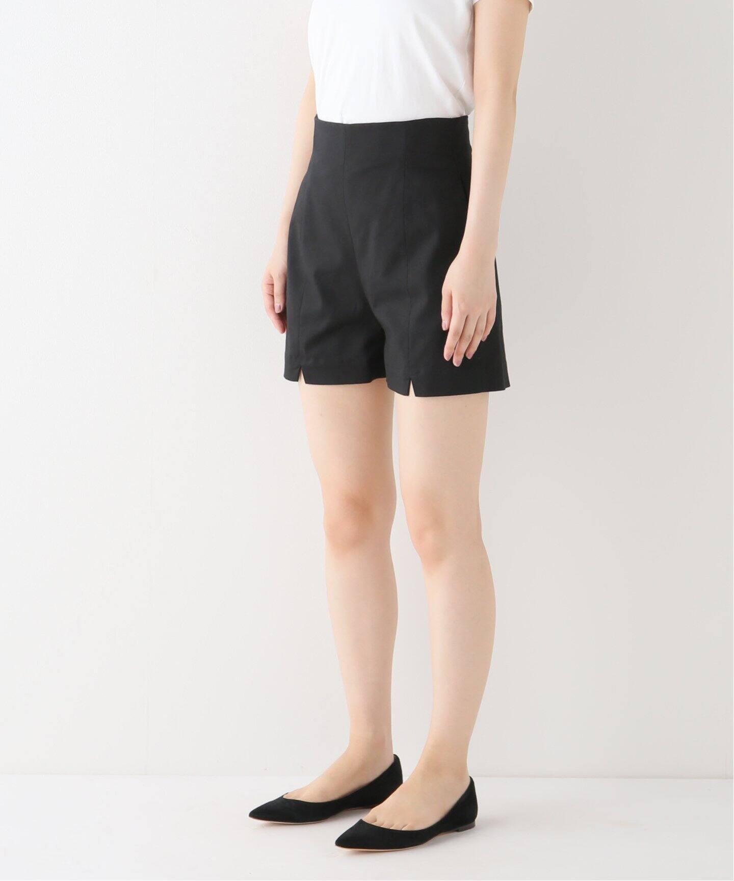 ショートパンツ HUECLOSET  CHAMPAGNE SHORTS AZUL BY MOUSSY | ストレッチスラブ天竺カーゴショーツ