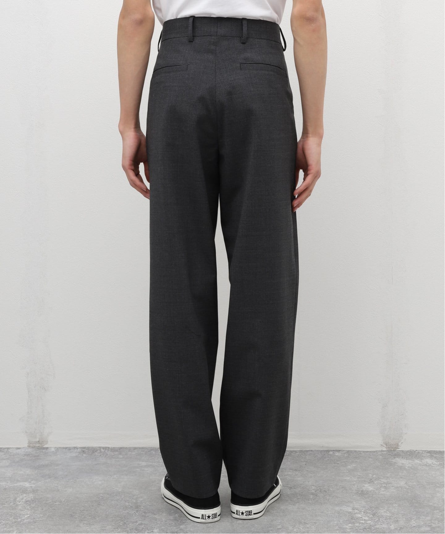 WOOL TWILL IVY TROUSER（スラックス）｜REIGNING CHAMP（レイニング