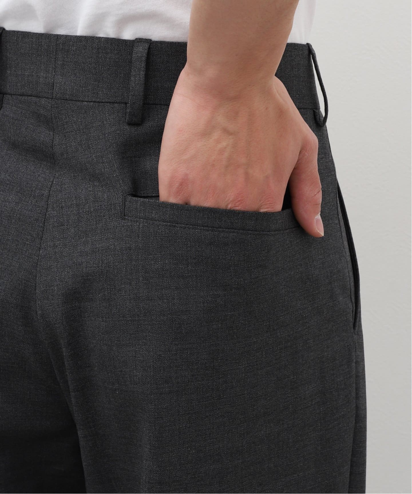 WOOL TWILL IVY TROUSER（スラックス）｜REIGNING CHAMP（レイニング