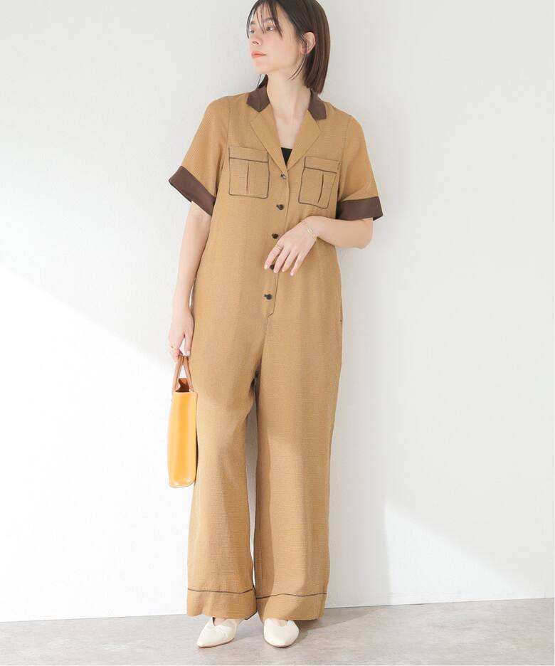 TODAYFUL / トゥデイフル】Georgette Check Combinaison（つなぎ 