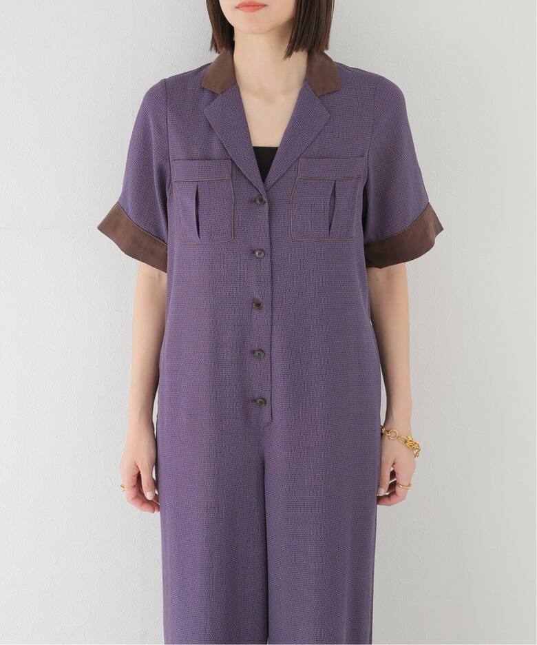 TODAYFUL / トゥデイフル】Georgette Check Combinaison（つなぎ 