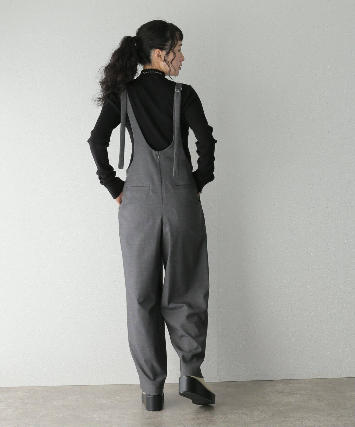 CLANE / クラネ】LOOSE SALOPETTE PANTS（サロペット／オーバーオール 