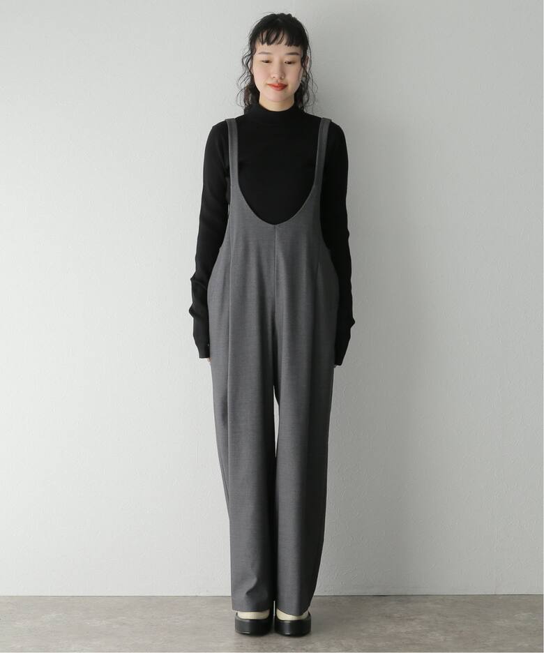 クラネ CLANE COCOON SALOPETTE PANTS かけよ ミックス