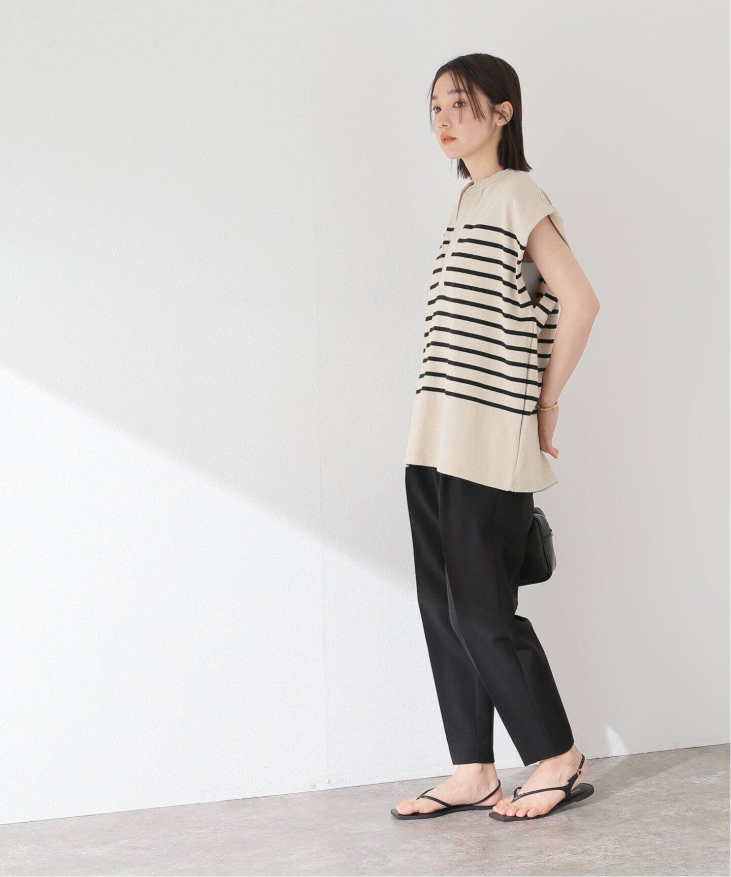 CLANE / クラネ】ROUNDED LINE TUCK PANTS（スラックス）｜BOICE FROM  