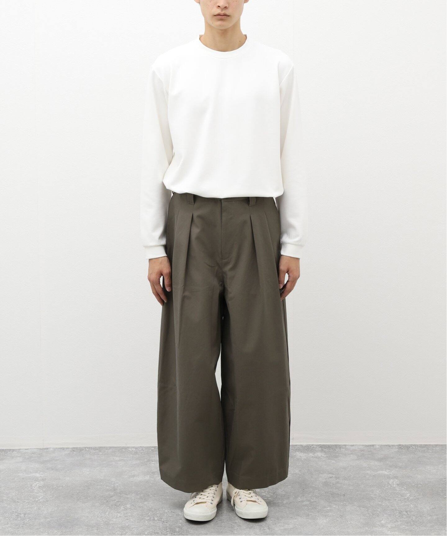 VU / ヴウ】KNEE WIDE PANTS(FINX COTTON)（その他パンツ）｜BOICE 