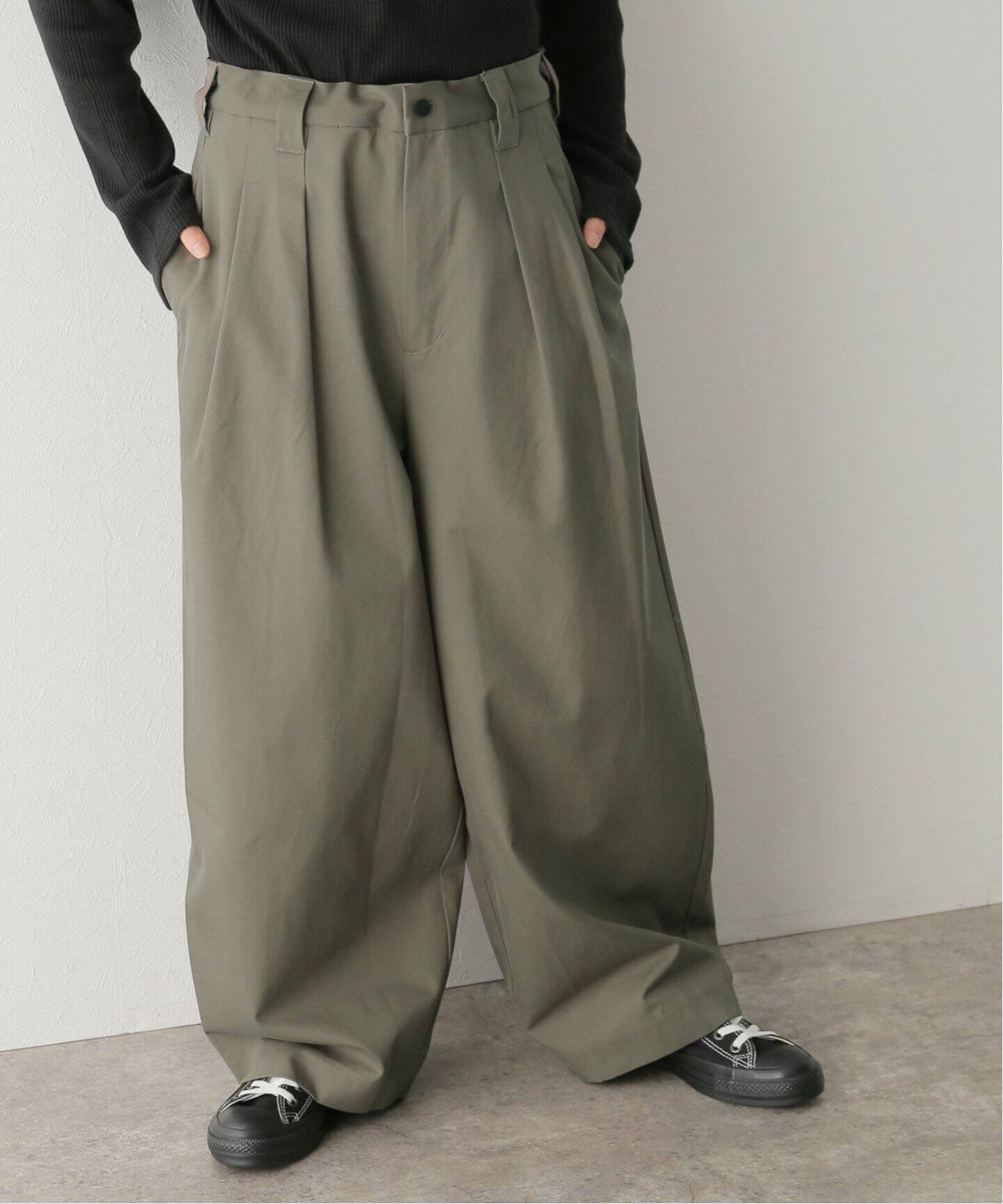 VU / ヴウ】KNEE WIDE PANTS(FINX COTTON)（その他パンツ）｜BOICE 