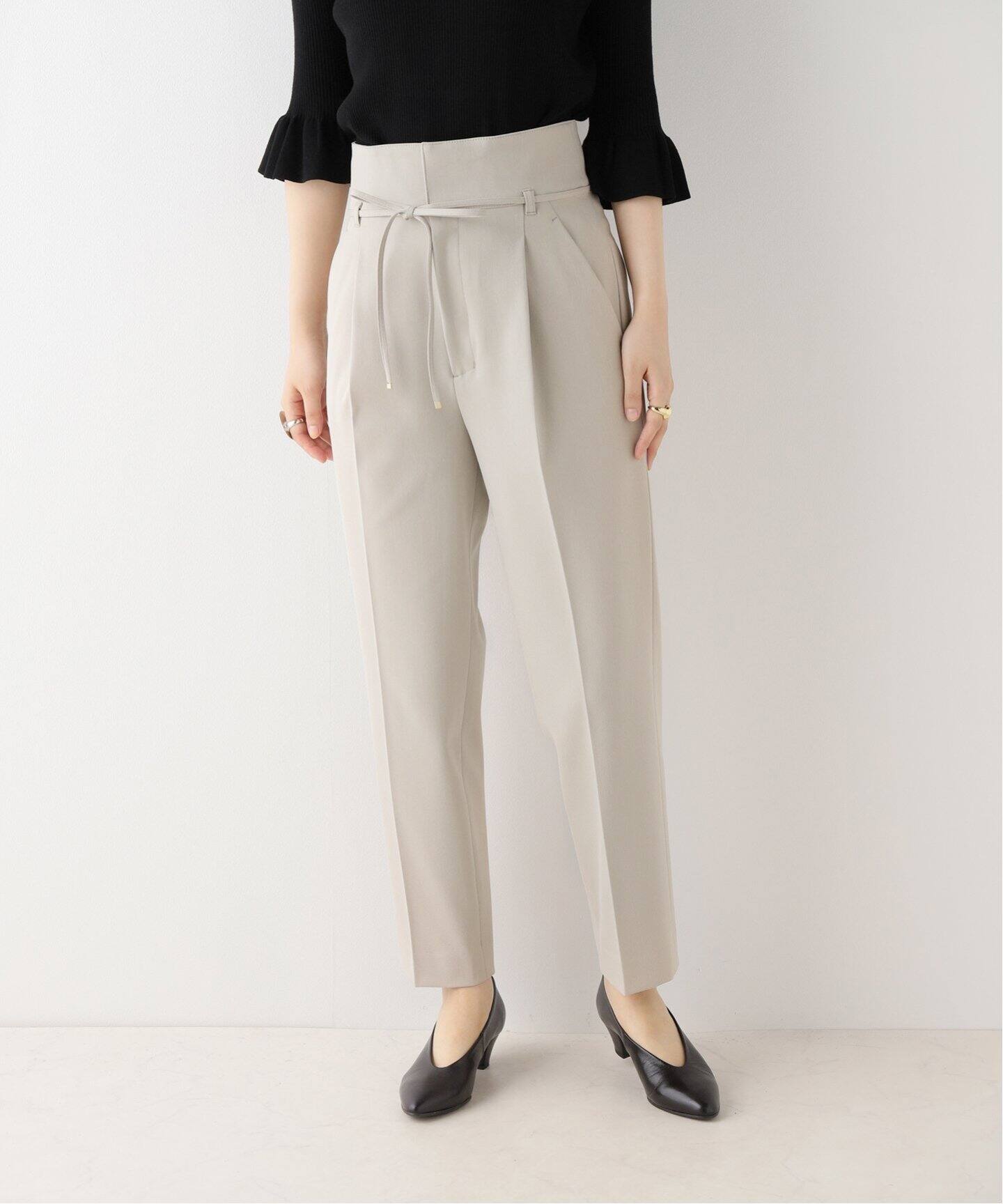 ウエストリボンパンツ（スラックス）｜La Totalite（ラ トータリテ）の  