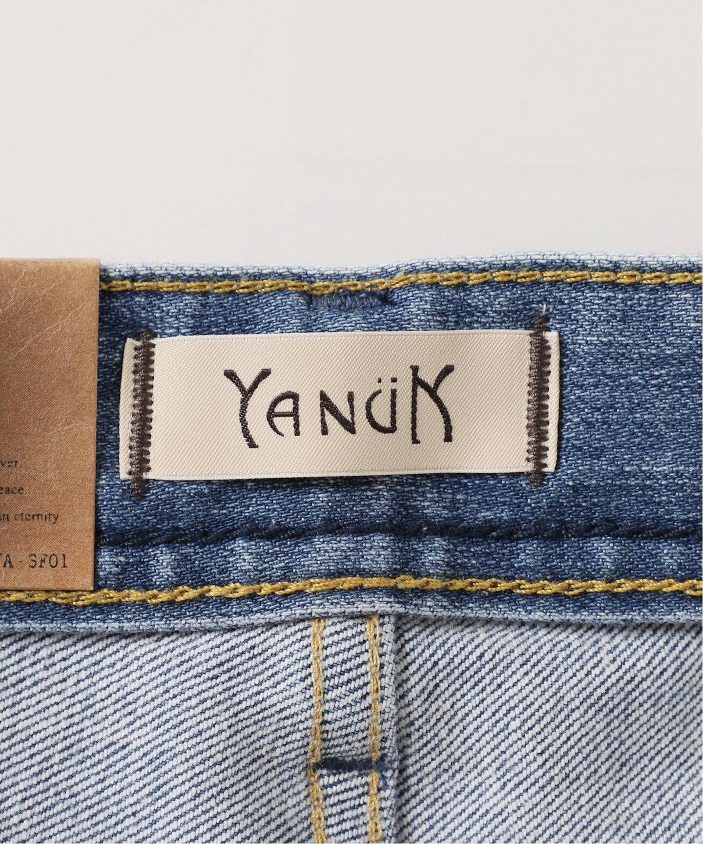 YANUK/ヤヌーク】RUTH Slim Tapered Premium used Sax（デニムパンツ 
