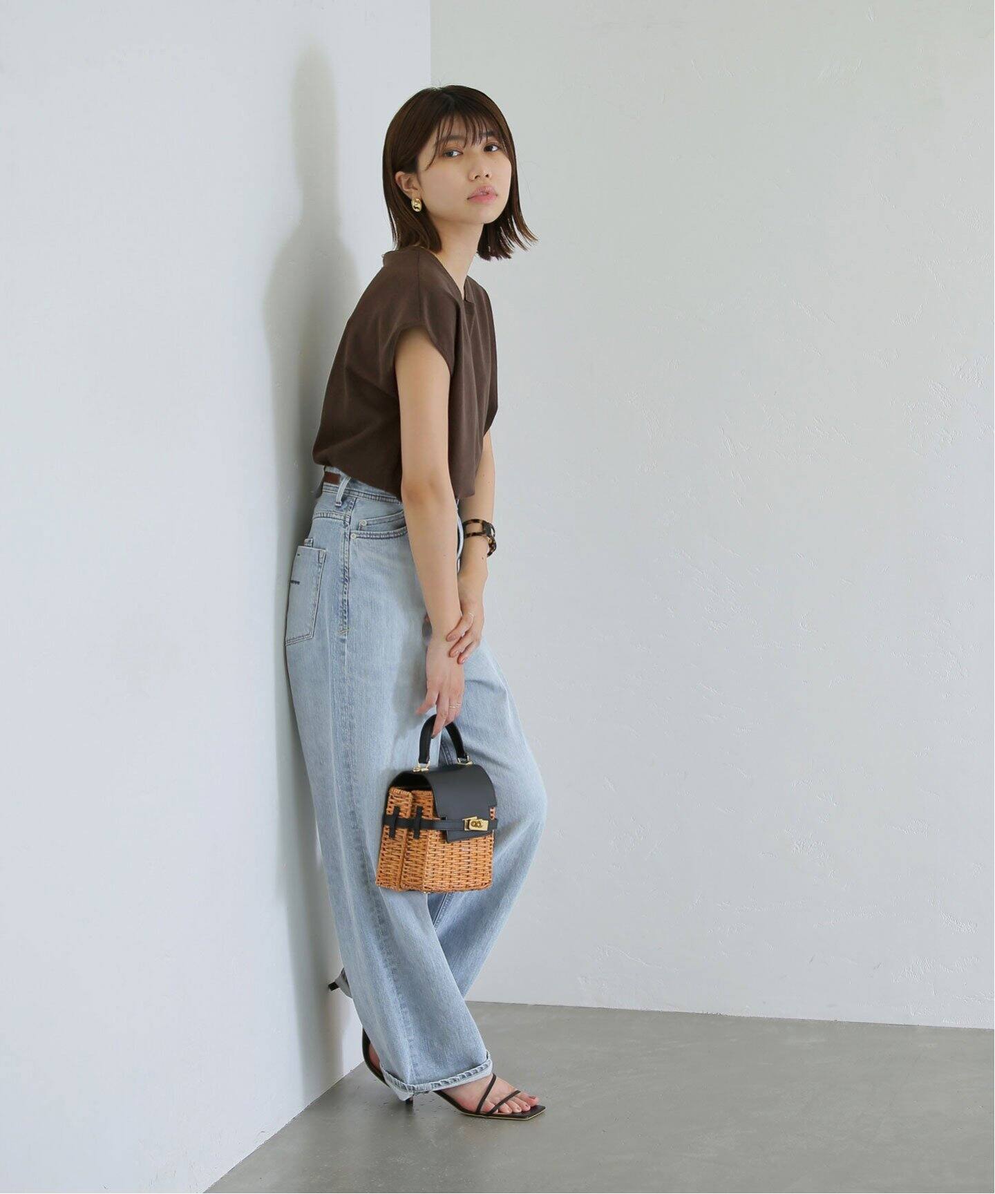 YANUK/ヤヌーク】Joan Loose Straight denim（デニムパンツ・ジーンズ 