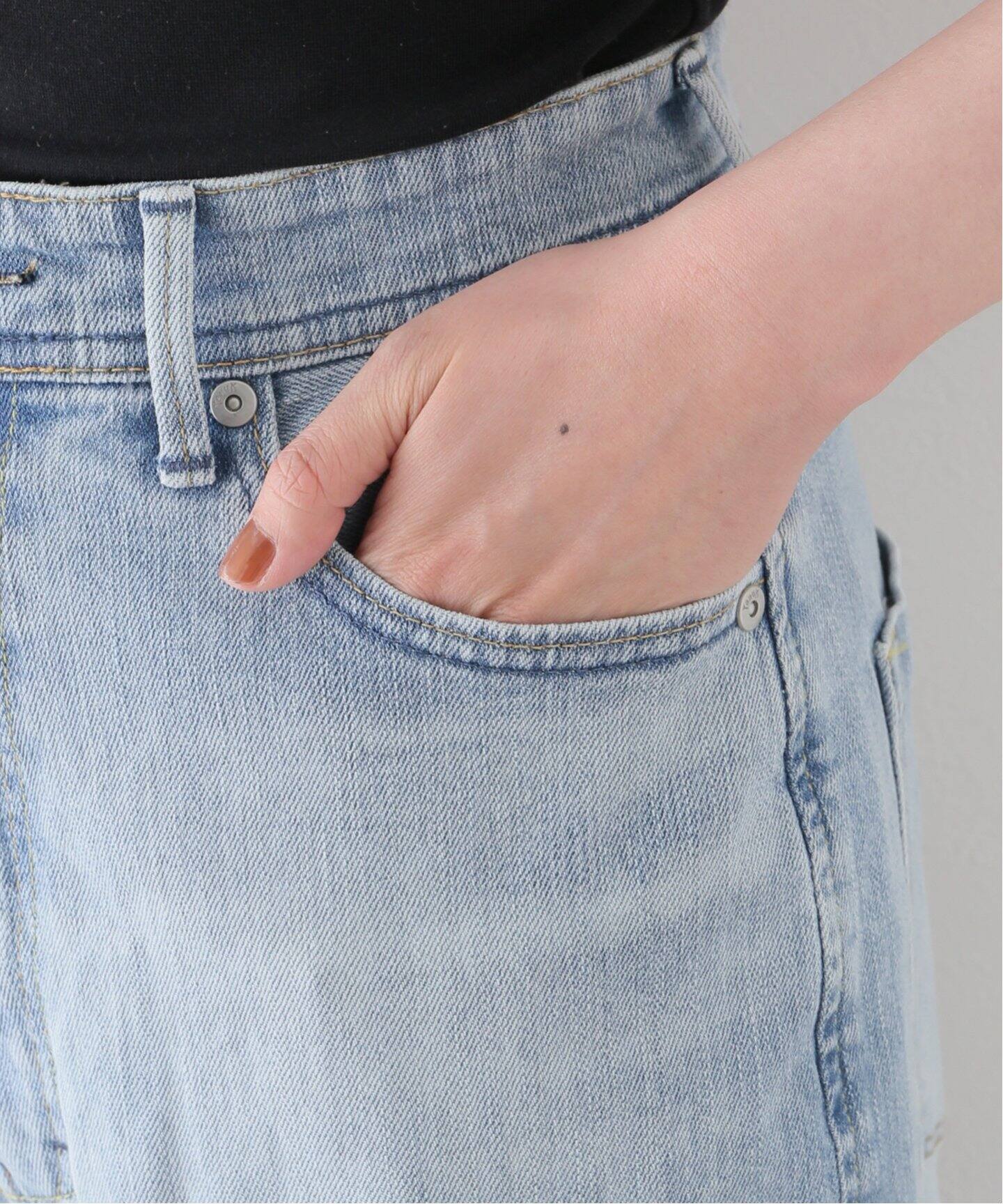 YANUK/ヤヌーク】Joan Loose Straight denim（デニムパンツ・ジーンズ 