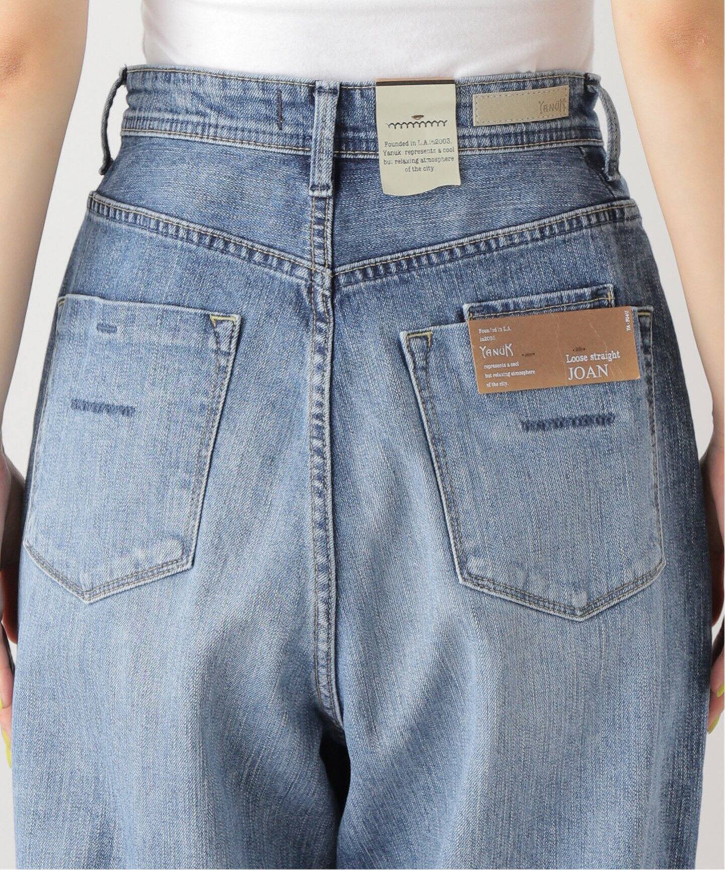 YANUK/ヤヌーク】JOAN Loose Straight denim（デニムパンツ・ジーンズ 