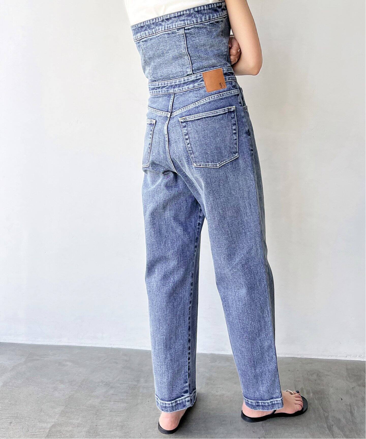 5 1/2 BARE-ALL-IN-ONE DENIM（つなぎ／オールインワン）｜Spick and 
