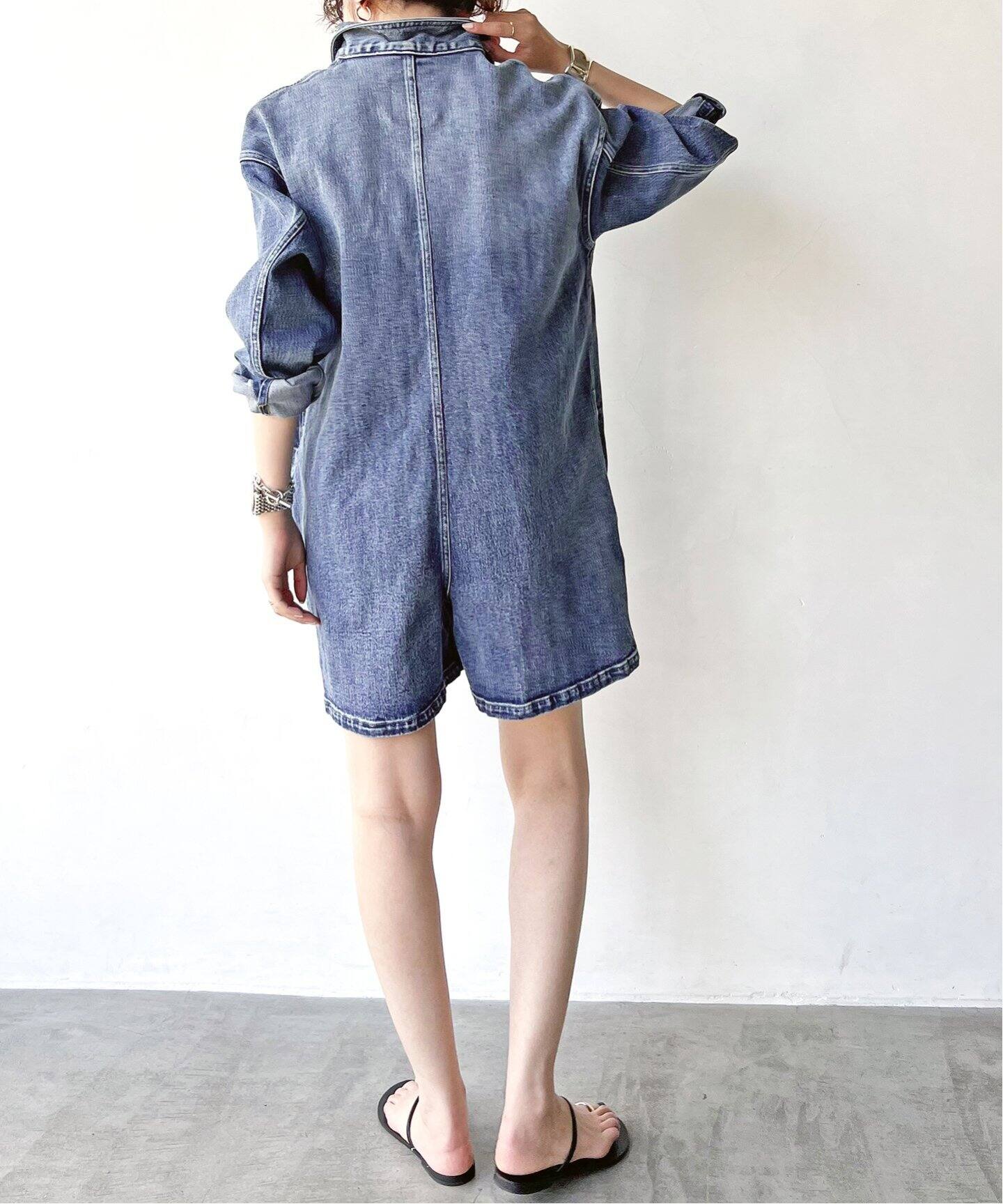 5 1/2 ARMY DENIM JUMPSUIT（つなぎ／オールインワン）｜Spick and 