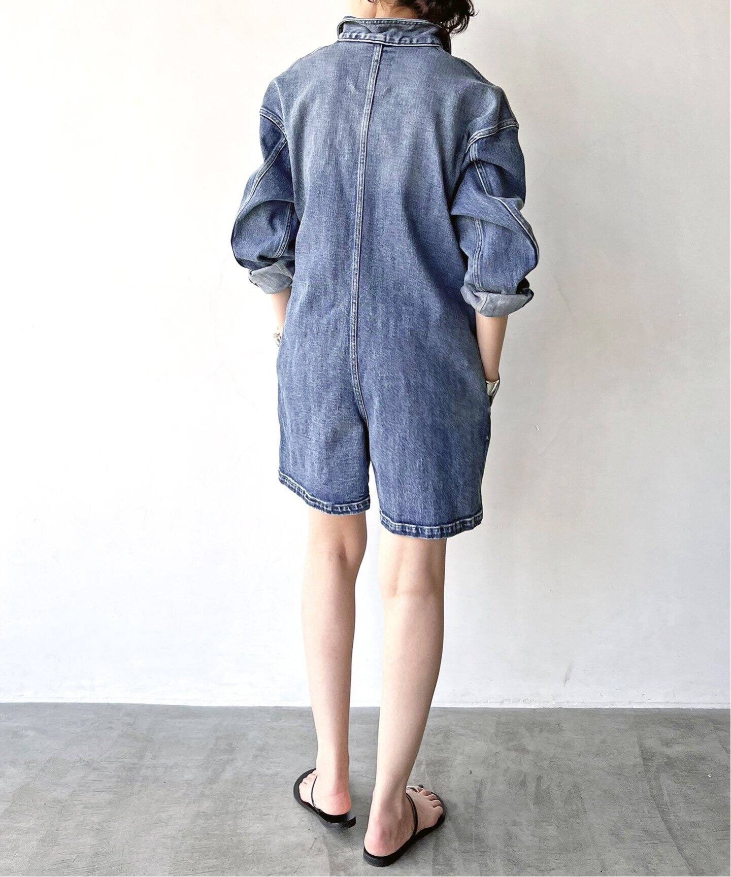 5 1/2 ARMY DENIM JUMPSUIT（つなぎ／オールインワン）｜Spick and 