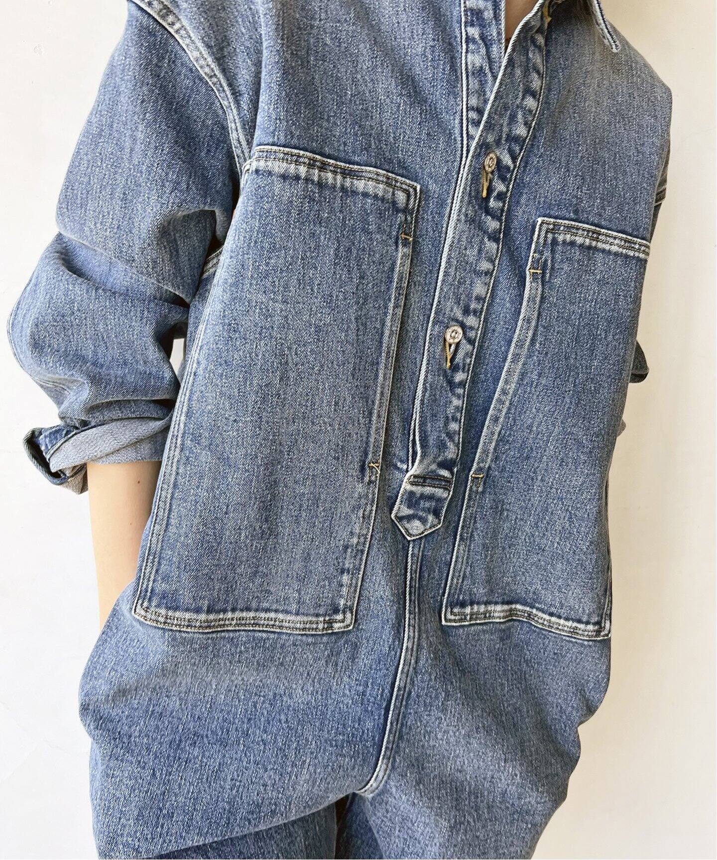 5 1/2 ARMY DENIM JUMPSUIT（つなぎ／オールインワン）｜Spick and 