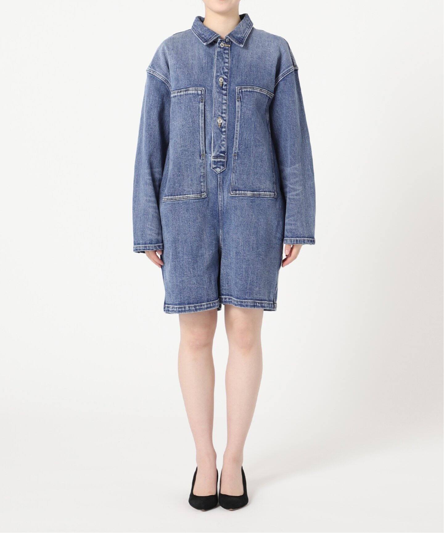 5 1/2 ARMY DENIM JUMPSUIT（つなぎ／オールインワン）｜Spick and 