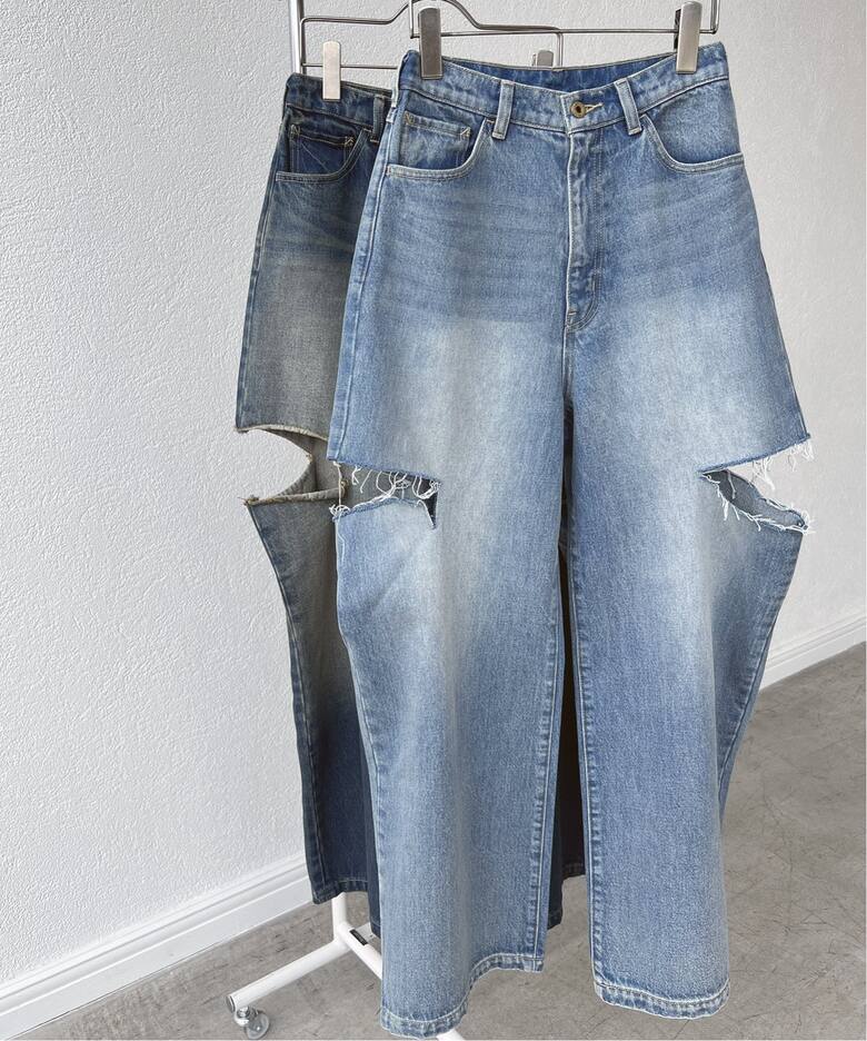 5 1/2 SIDE CRUSHED DENIM（デニムパンツ・ジーンズ）｜Spick and Span 