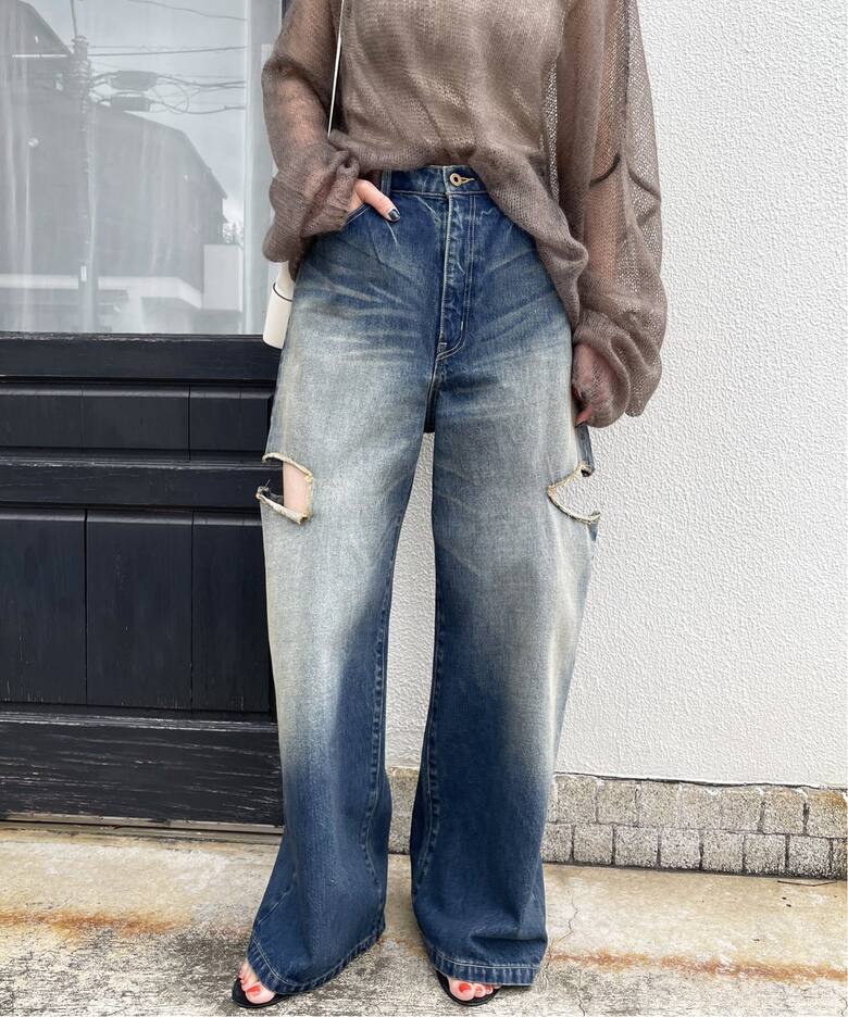 5 1/2 SIDE CRUSHED DENIM（デニムパンツ・ジーンズ）｜Spick and Span 