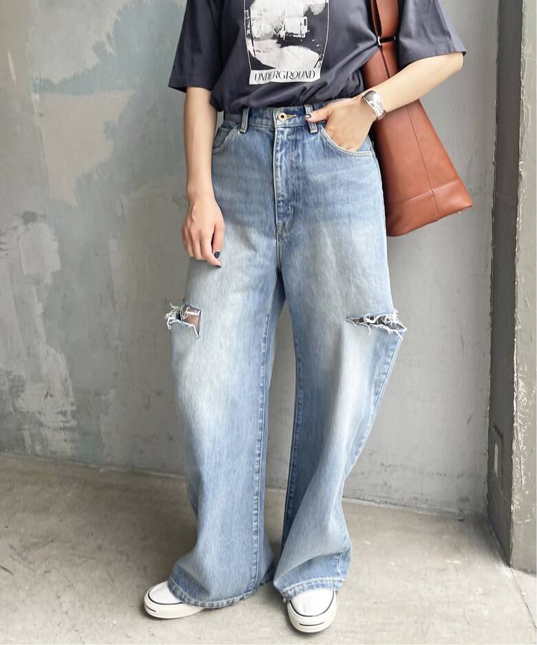 5 1/2 SIDE CRUSHED DENIM（デニムパンツ・ジーンズ）｜Spick and Span 
