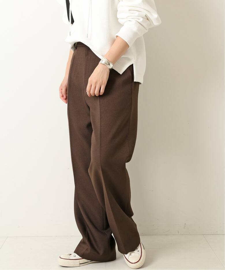 ウールライクストレートパンツ（スラックス）｜Spick and Span  