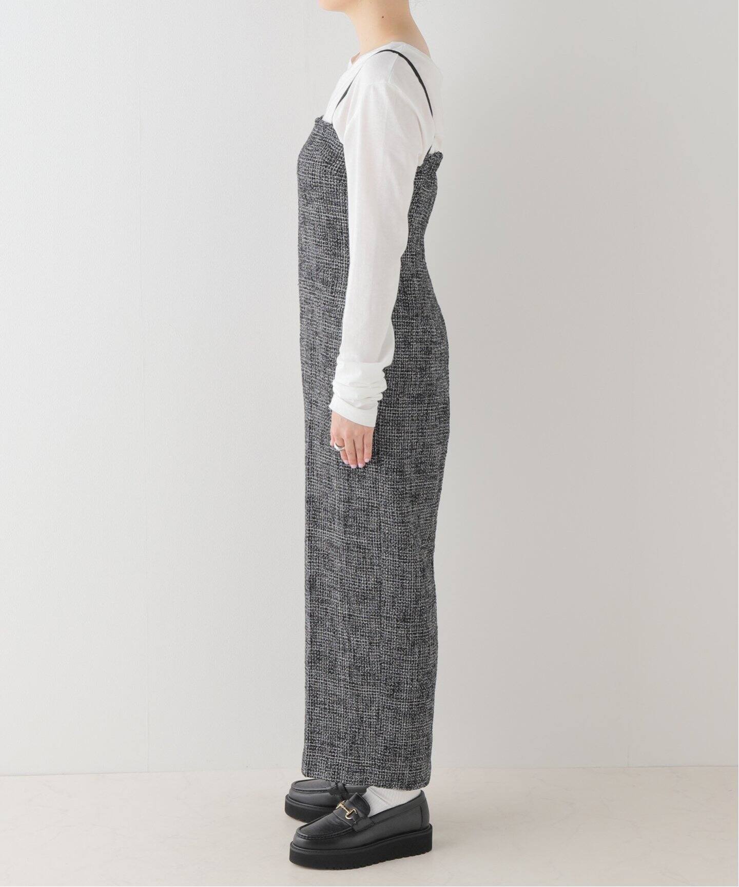 ツイードサロペット（サロペット／オーバーオール）｜Spick and Span Spick & Span グレー サロペット
