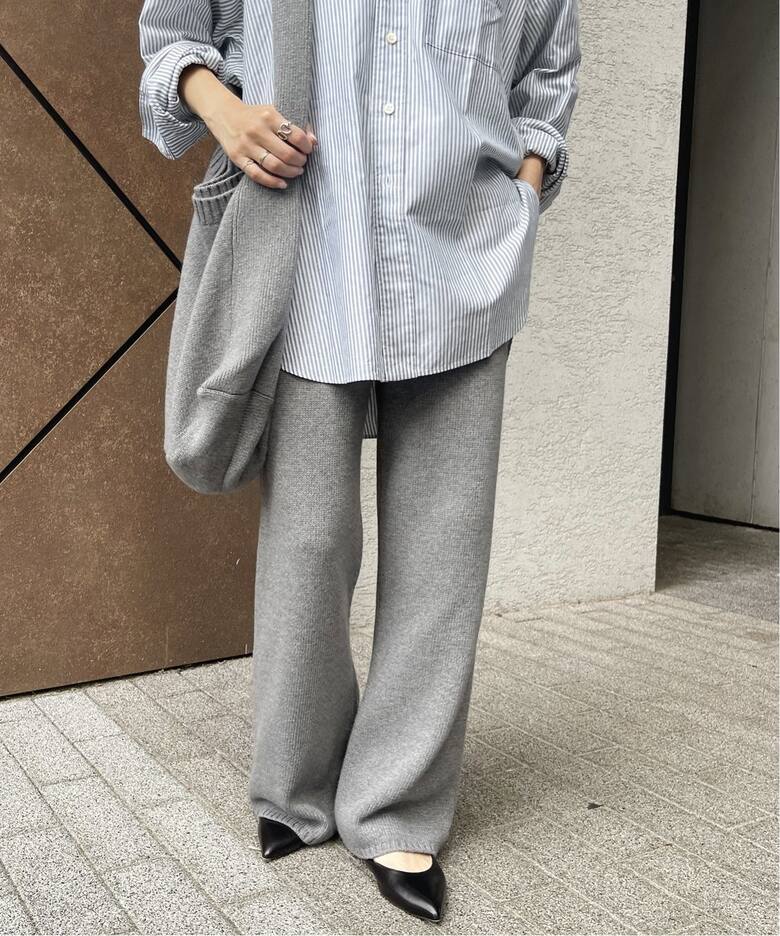 ストレートニットパンツ（その他パンツ）｜Spick and Span（スピック  