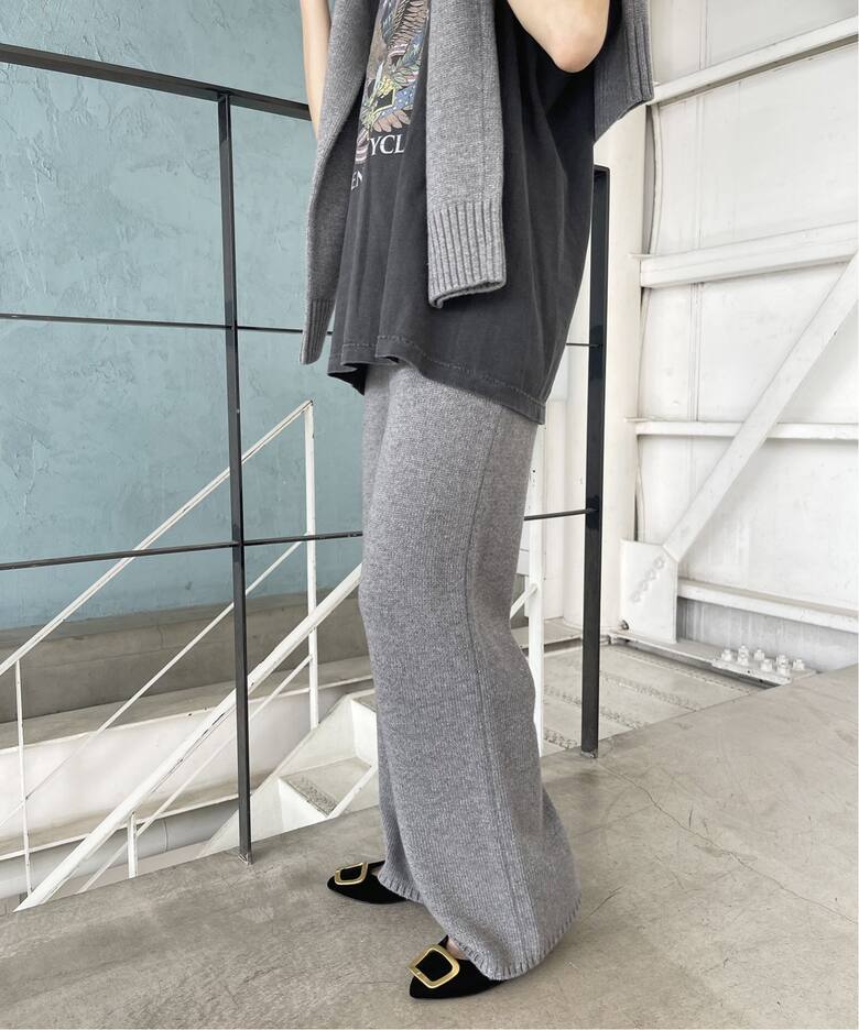 ストレートニットパンツ（その他パンツ）｜Spick and Span（スピック  