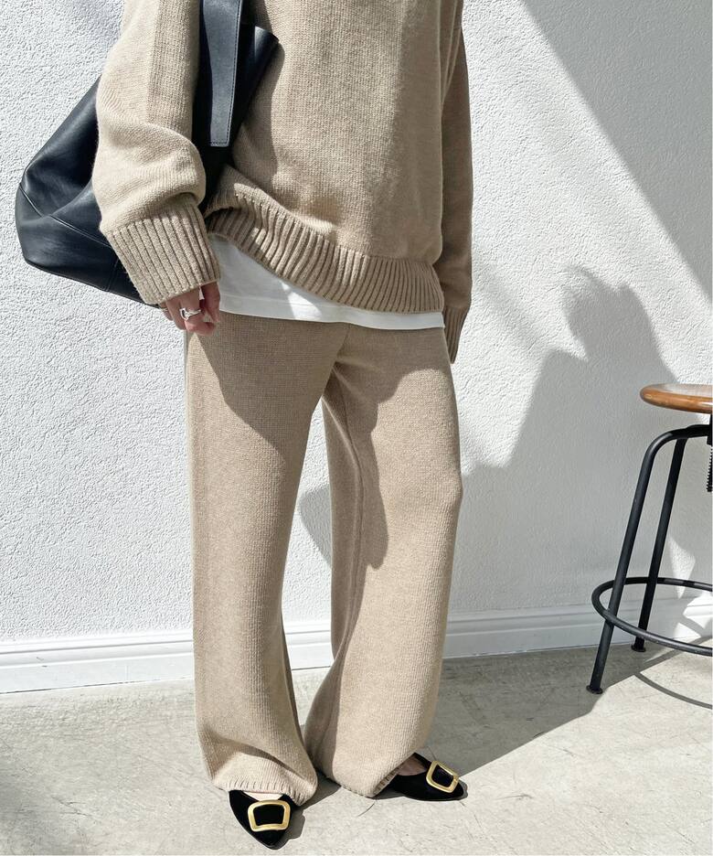 ストレートニットパンツ（その他パンツ）｜Spick and Span（スピック  